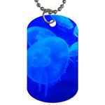 BLUE JELLYFISH 1 Dog Tag (One Side)