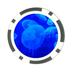 Blue Jellyfish 1 Poker Chip Card Guard (10 Pack)