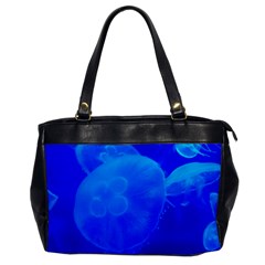 Blue Jellyfish 1 Office Handbags by trendistuff