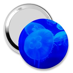 Blue Jellyfish 1 3  Handbag Mirrors by trendistuff