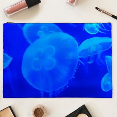 Blue Jellyfish 1 Cosmetic Bag (xxl)  by trendistuff