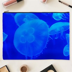 Blue Jellyfish 1 Cosmetic Bag (xxxl)  by trendistuff