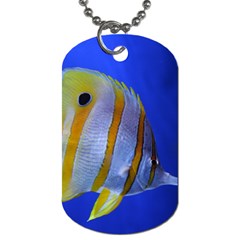 Butterfly Fish 1 Dog Tag (one Side) by trendistuff