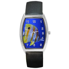 Butterfly Fish 1 Barrel Style Metal Watch by trendistuff