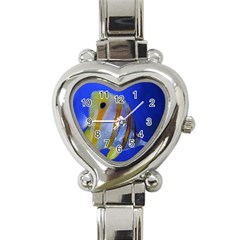 Butterfly Fish 1 Heart Italian Charm Watch by trendistuff