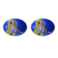 Butterfly Fish 1 Cufflinks (oval) by trendistuff