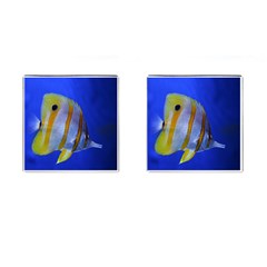 Butterfly Fish 1 Cufflinks (square) by trendistuff