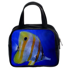 Butterfly Fish 1 Classic Handbags (2 Sides) by trendistuff