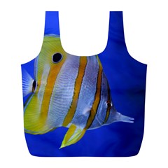 Butterfly Fish 1 Full Print Recycle Bags (l)  by trendistuff