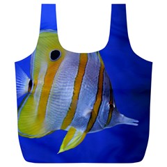 Butterfly Fish 1 Full Print Recycle Bags (l)  by trendistuff