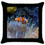 CLOWNFISH 2 Throw Pillow Case (Black)