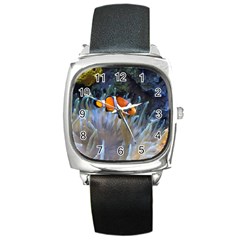 Clownfish 2 Square Metal Watch by trendistuff