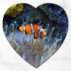 Clownfish 2 Jigsaw Puzzle (heart) by trendistuff