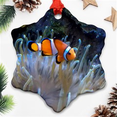 Clownfish 2 Ornament (snowflake) by trendistuff