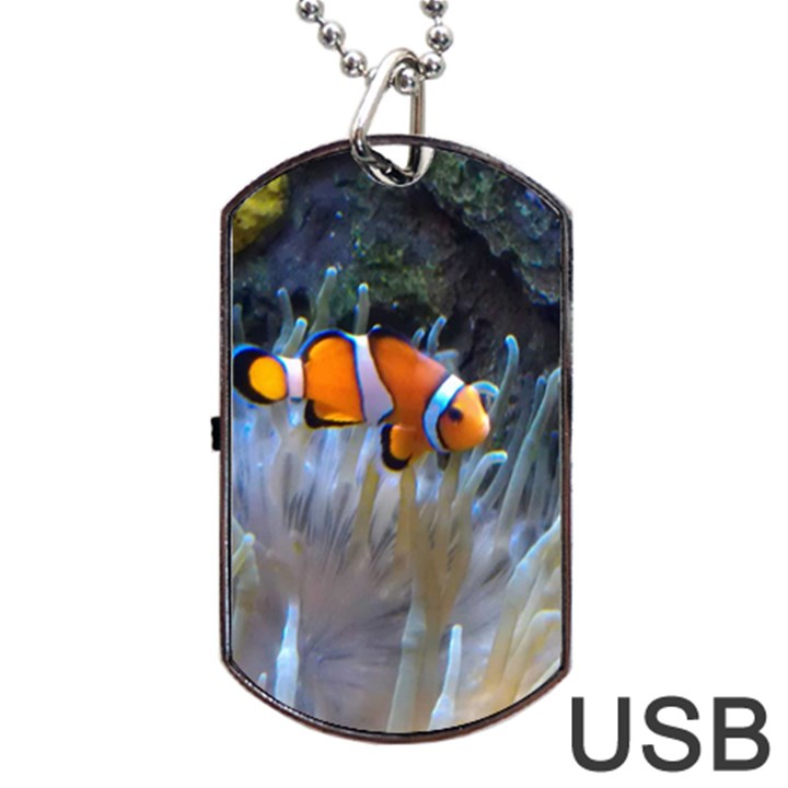 CLOWNFISH 2 Dog Tag USB Flash (Two Sides)