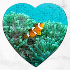 Clownfish 3 Jigsaw Puzzle (heart) by trendistuff