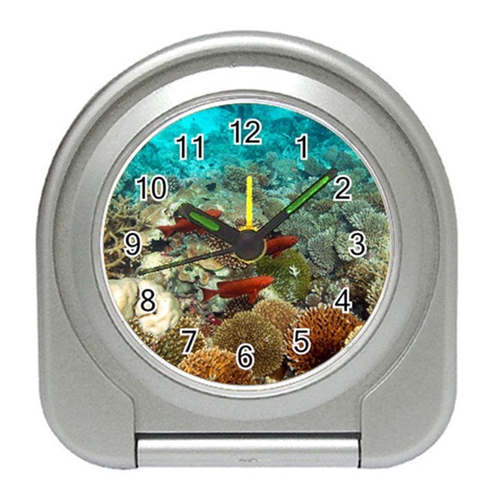 CORAL GARDEN 1 Travel Alarm Clocks