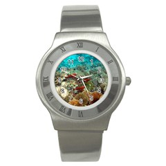 Coral Garden 1 Stainless Steel Watch by trendistuff