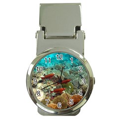 Coral Garden 1 Money Clip Watches by trendistuff