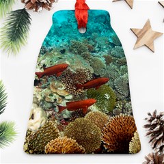 Coral Garden 1 Bell Ornament (two Sides) by trendistuff