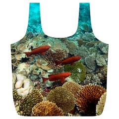 Coral Garden 1 Full Print Recycle Bags (l)  by trendistuff