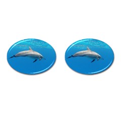 Dolphin 3 Cufflinks (oval)