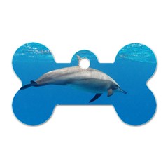 Dolphin 3 Dog Tag Bone (two Sides) by trendistuff