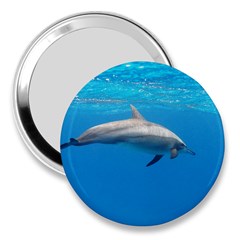 Dolphin 3 3  Handbag Mirrors by trendistuff