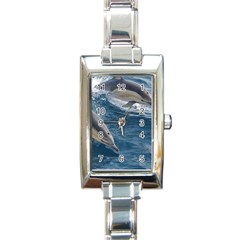 Dolphin 4 Rectangle Italian Charm Watch by trendistuff