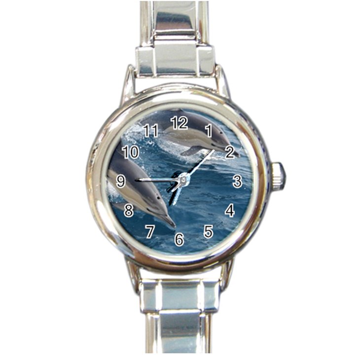 DOLPHIN 4 Round Italian Charm Watch