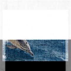 Dolphin 4 Rectangular Jigsaw Puzzl by trendistuff