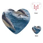 DOLPHIN 4 Playing Cards (Heart)  Front