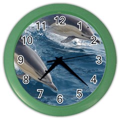 Dolphin 4 Color Wall Clocks by trendistuff