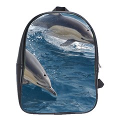 Dolphin 4 School Bag (large) by trendistuff