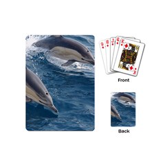 Dolphin 4 Playing Cards (mini)  by trendistuff