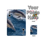 DOLPHIN 4 Playing Cards 54 (Mini)  Front - Spade2