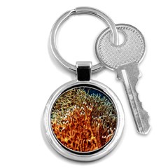 Fire Coral 1 Key Chains (round)  by trendistuff