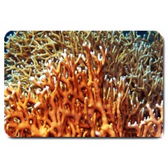 Fire Coral 1 Large Doormat  by trendistuff