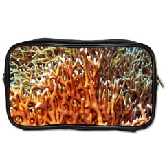 Fire Coral 1 Toiletries Bags 2-side by trendistuff