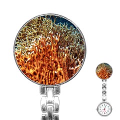 Fire Coral 1 Stainless Steel Nurses Watch by trendistuff