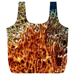 Fire Coral 1 Full Print Recycle Bags (l)  by trendistuff