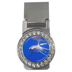 Great White Shark 4 Money Clips (cz)  by trendistuff