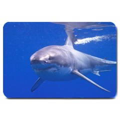 Great White Shark 4 Large Doormat  by trendistuff