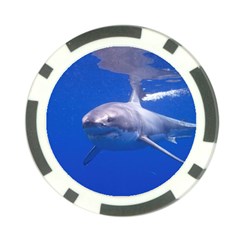 Great White Shark 4 Poker Chip Card Guard by trendistuff