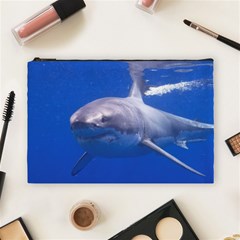 Great White Shark 4 Cosmetic Bag (large)  by trendistuff