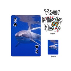 Great White Shark 4 Playing Cards 54 (mini)  by trendistuff