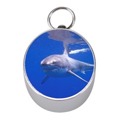 Great White Shark 4 Mini Silver Compasses by trendistuff