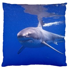 Great White Shark 4 Standard Flano Cushion Case (two Sides) by trendistuff