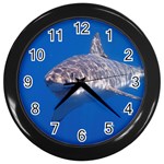 GREAT WHITE SHARK 5 Wall Clocks (Black) Front