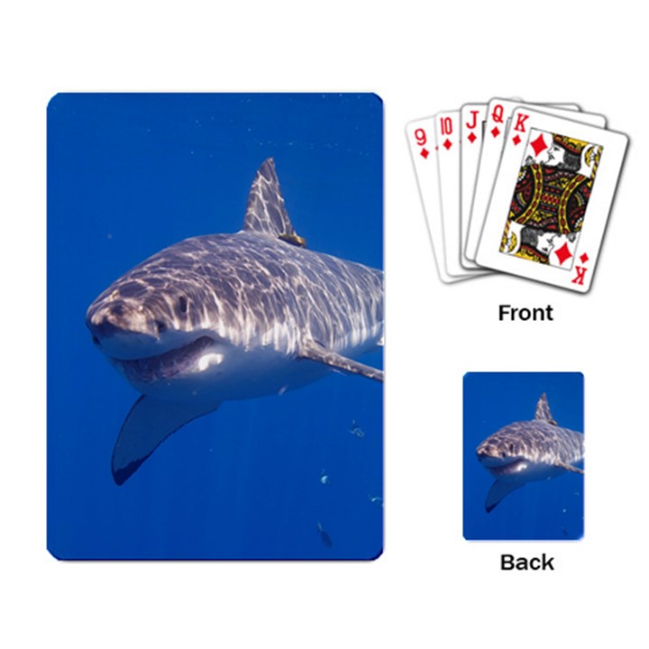 GREAT WHITE SHARK 5 Playing Card